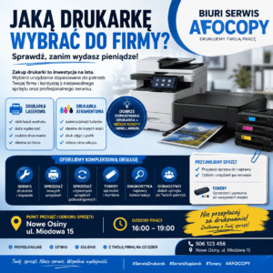 jak wybrać drukarkę do firmy poradnik